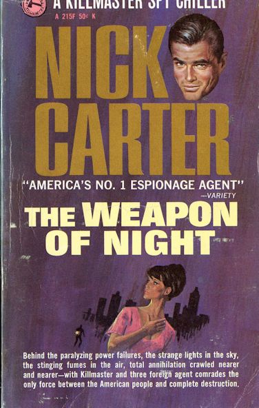 the weapon of night, nick carter